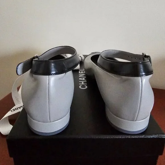 Chanel ballerina flats 23B size 39 /9 NEW - Picture 6 of 10